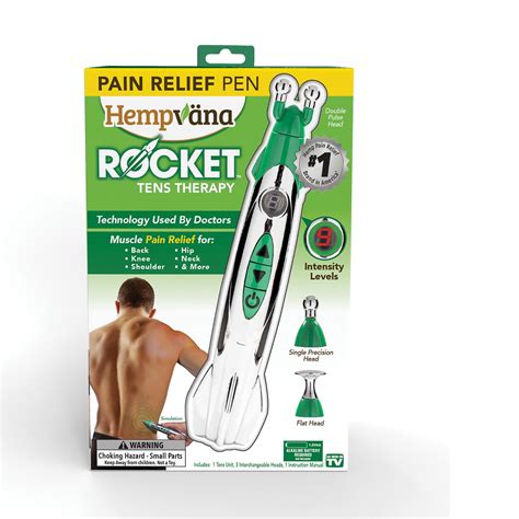 Hempvana rocket tens therapy  With a TENS unit, two pads are placed over the affected part of your body
